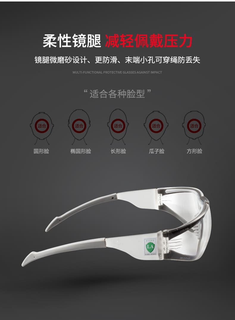 3M 11394 防护眼镜 （透明镜片、防雾、防紫外线）